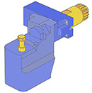 CITIZEN GEAR HOBBING HEAD RADIAL OD= 8 mm ADJUSTABLE 5 DEG FOR CITIZEN A320 CITIZEN LSH280